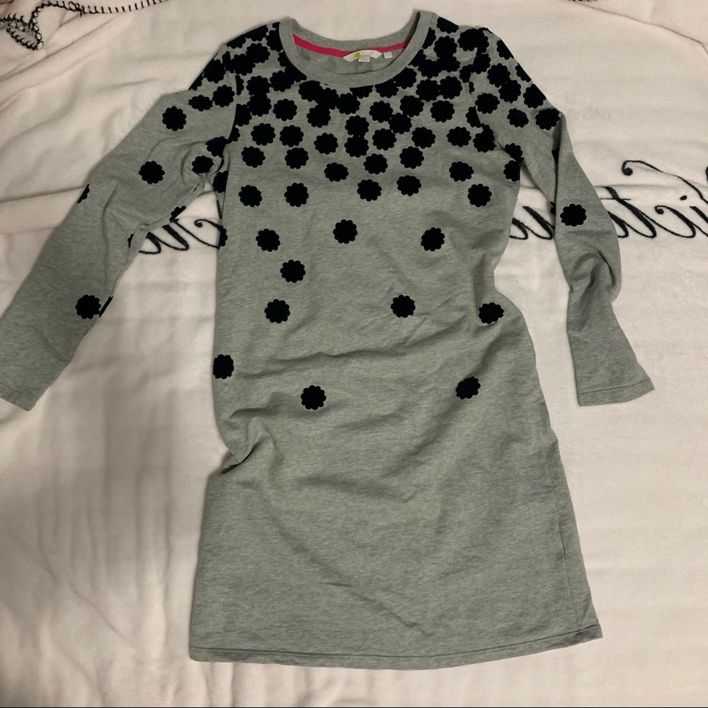 Cozy Grey Sweater Dress